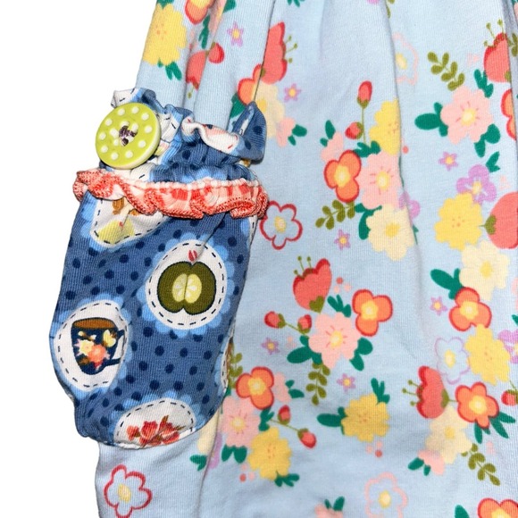 Matilda Jane Chalkboard Doodles Floral Lap Dress - Picture 5 of 6